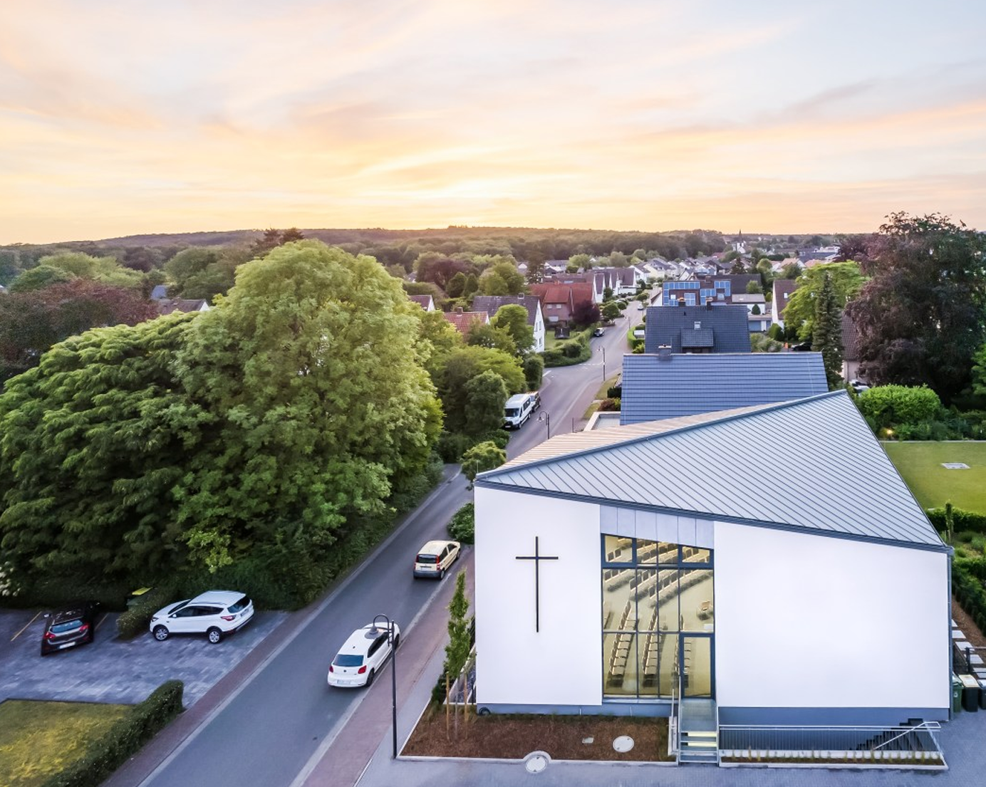 Neubau einer evangelischen Kirche, Ansicht 2