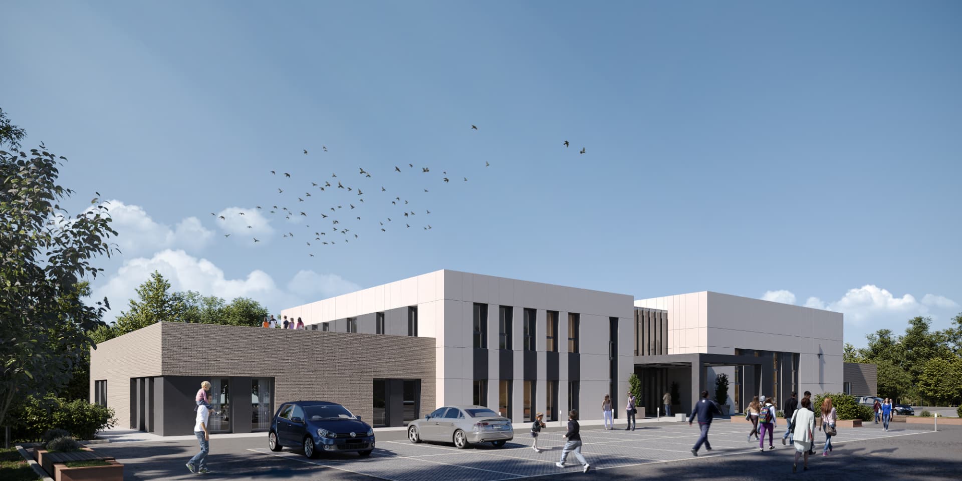 Neubau eines Gemeindezentrums