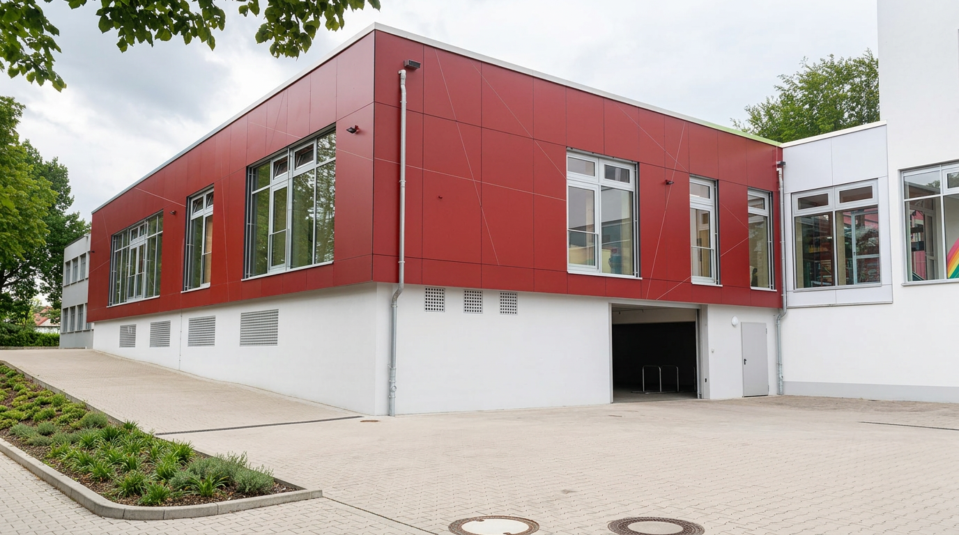 Neubau einer Grundschule mit Sporthalle, Ansicht 5
