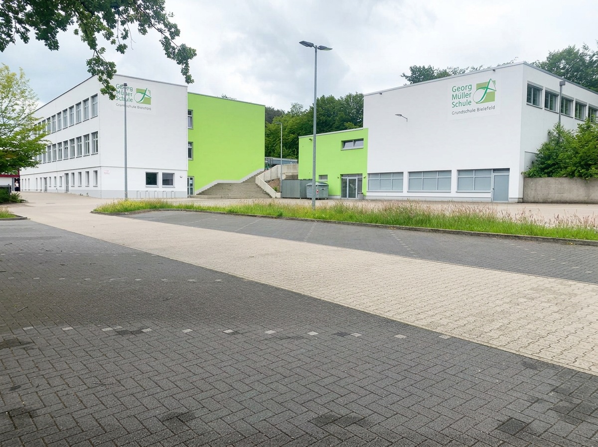 Neubau einer Grundschule mit Sporthalle, Ansicht 2