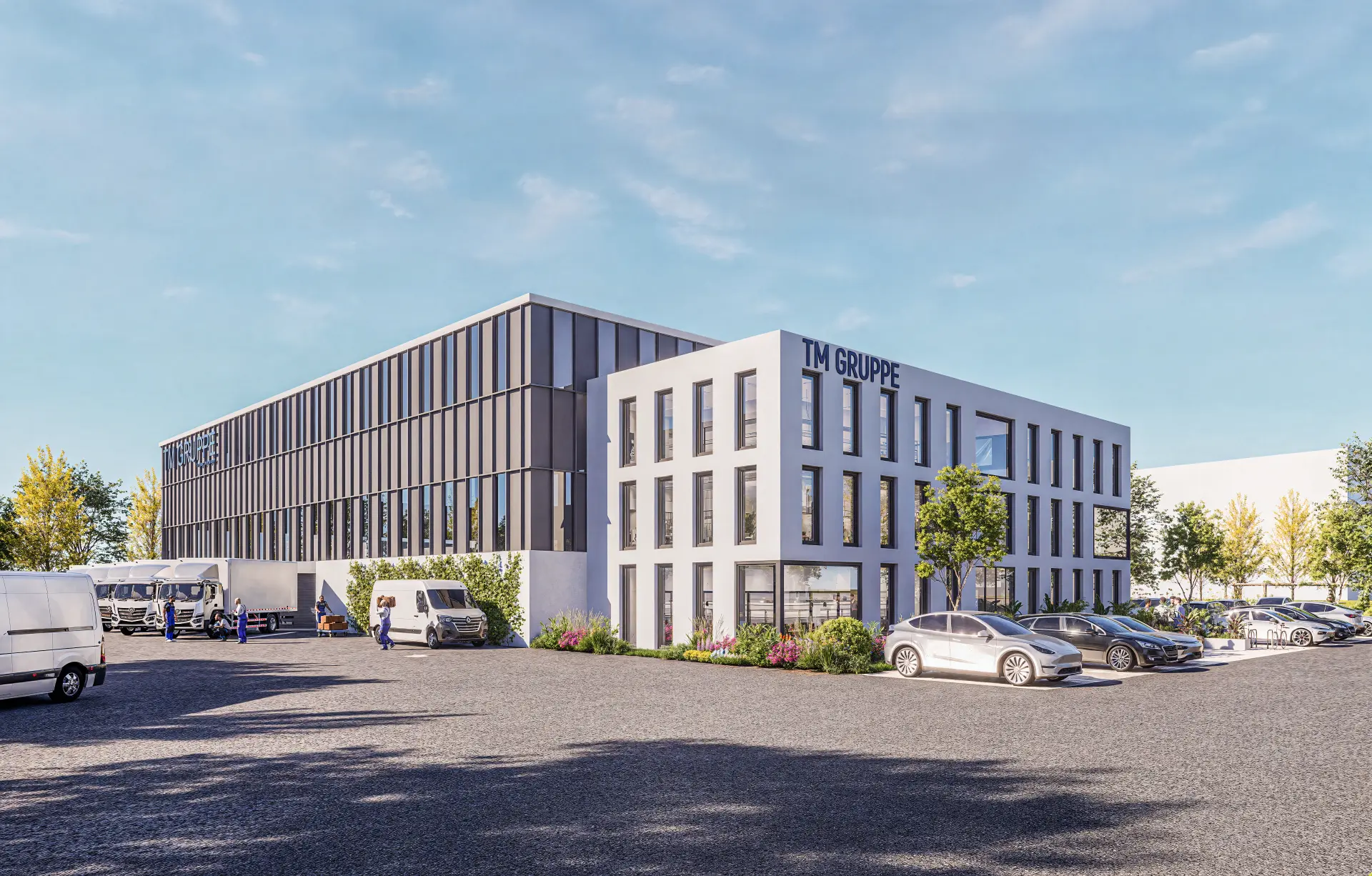 Industrie- und Gewerbehalle mit Büroeinheit