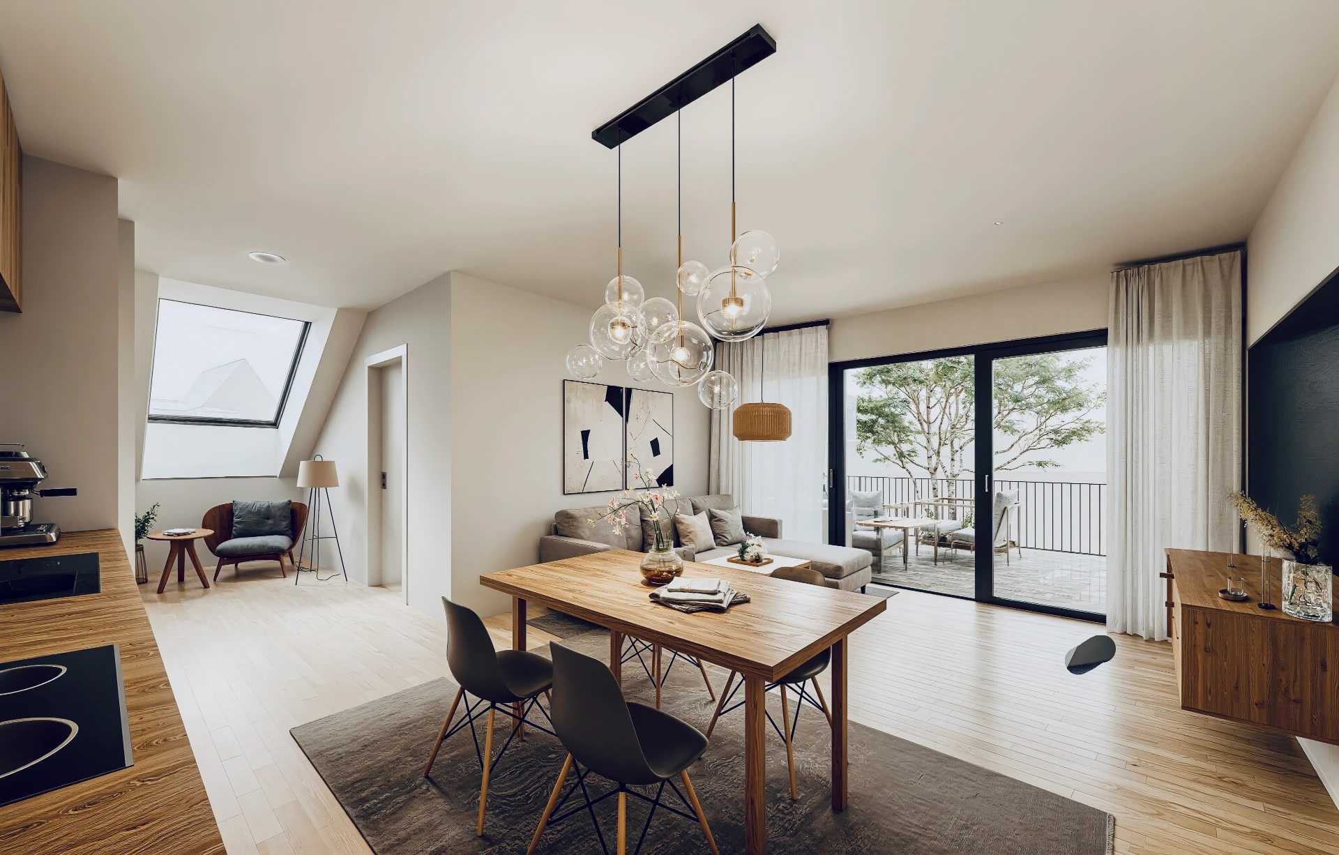 Innenarchitektur einer Wohnung