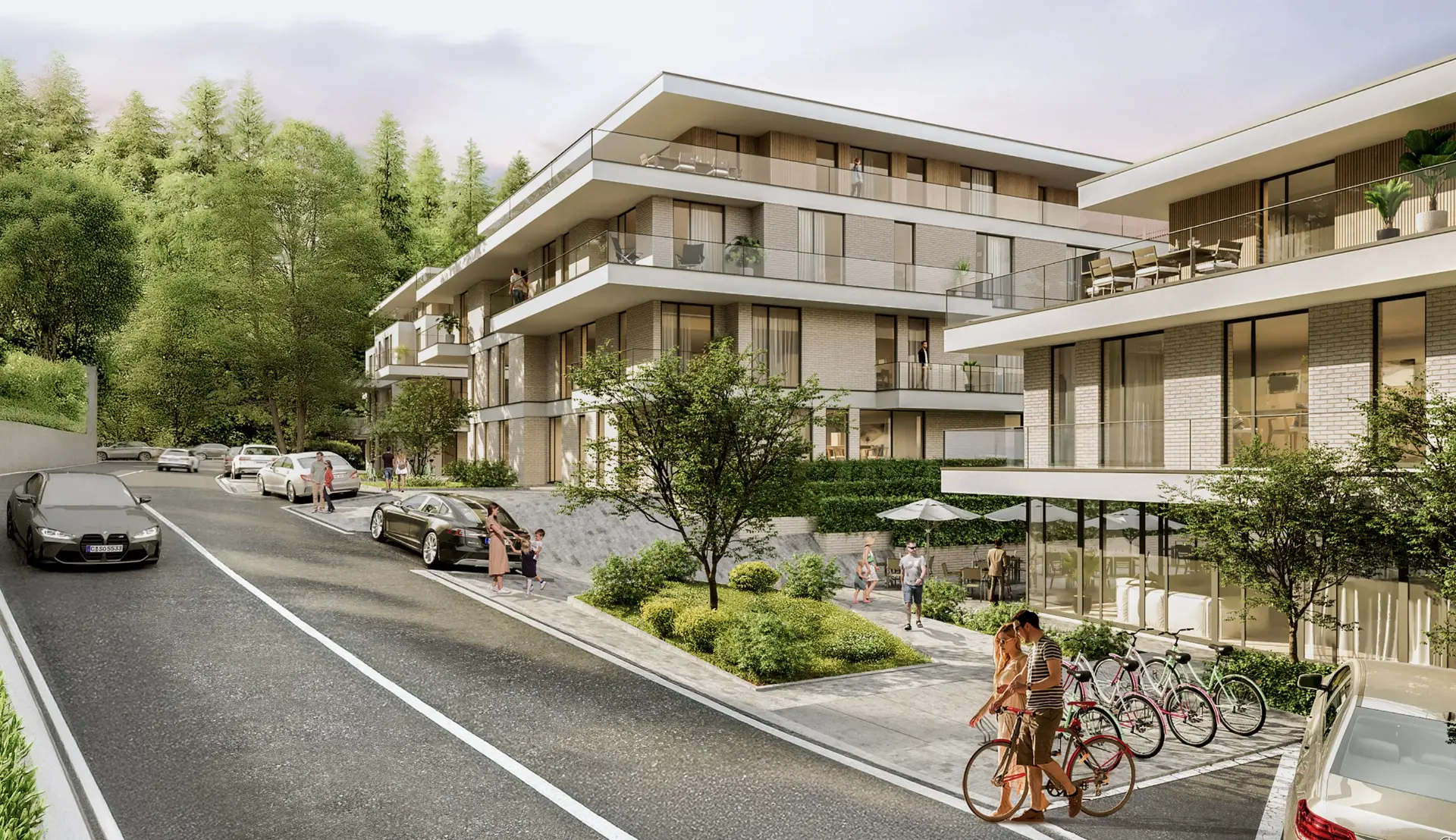 Wohn- und Hotelensemble im Kurpark, Ansicht 5