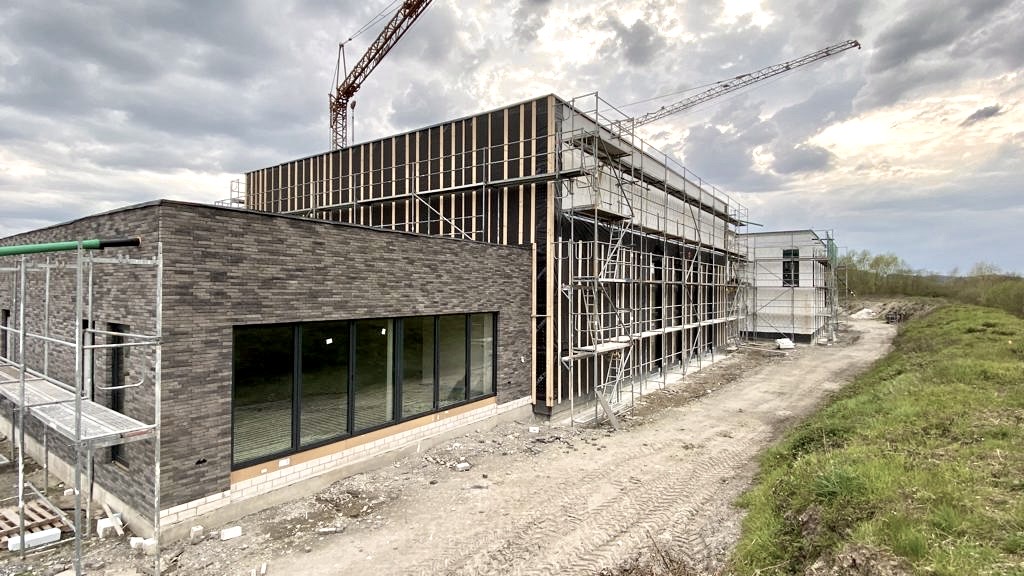 Gemeindezentrum Werther im Rohbau